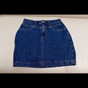 Ultra High-Rise mini jean skirt